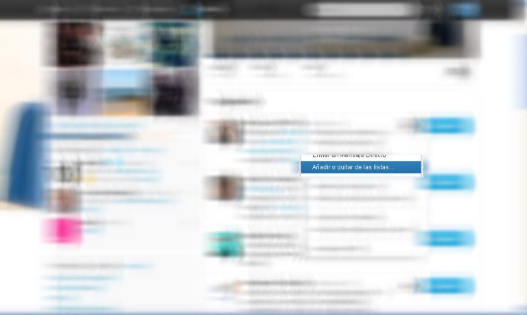 anadir usuarios a las listas de twitter