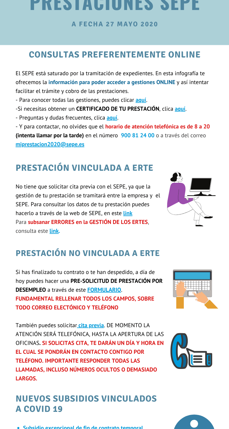 cómo acceder y consultar Prestaciones sepe